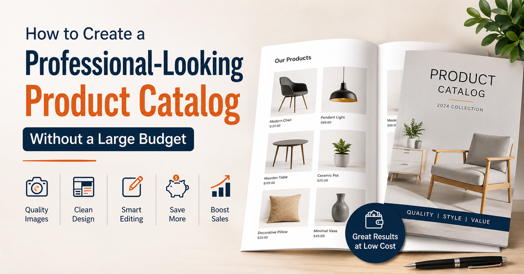 How to Create a Professional-Looking Product Catalog Without a Large Budget - Cover Image